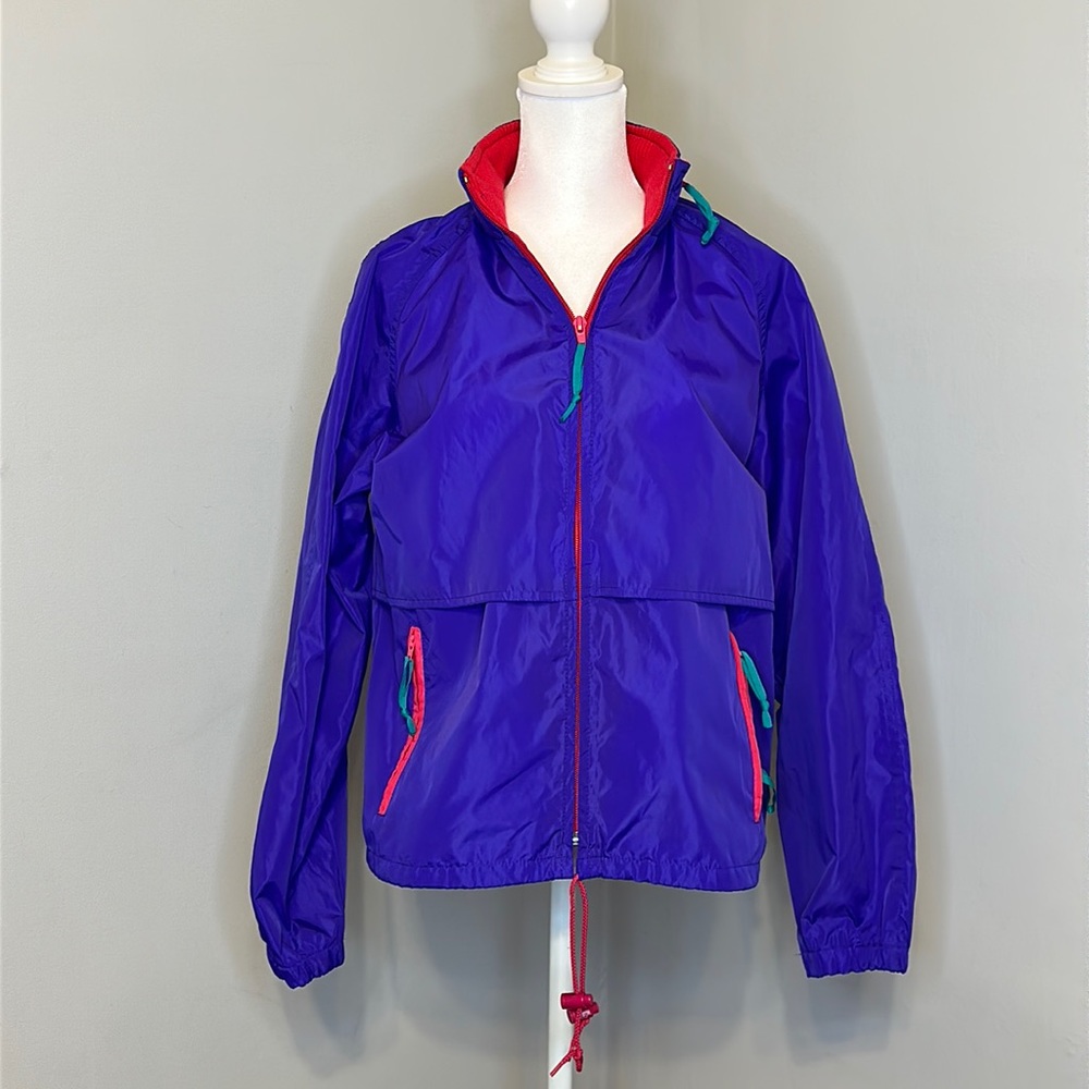 Woolrich Nylon Windbreaker Jacket 90s Vintage